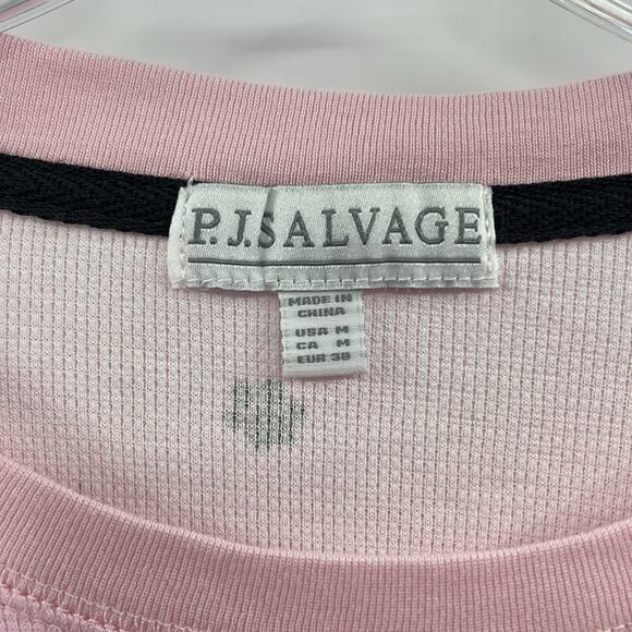 PJ Salvage Women's Woof For Love LS - Blush - Medium - New with tags - Picture 3 of 7